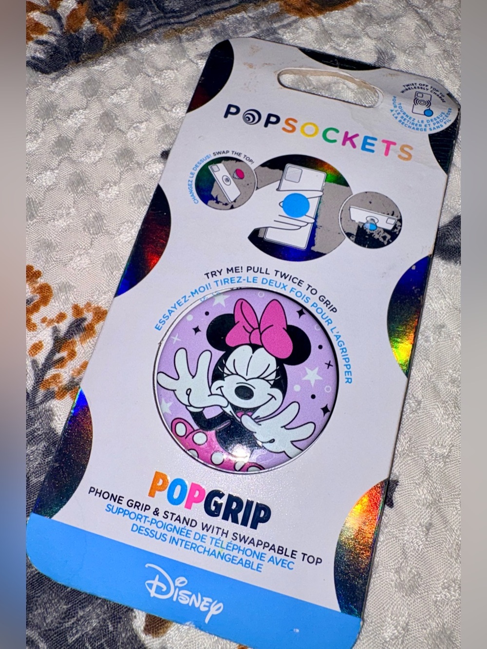 PopSocket Disney Minnie Mouse Pink PopGrip Phone Grip